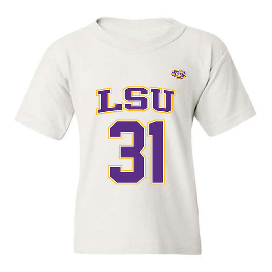 LSU - NCAA Men's Basketball : Samuel Gaylor - Youth T-Shirt Replica Shersey