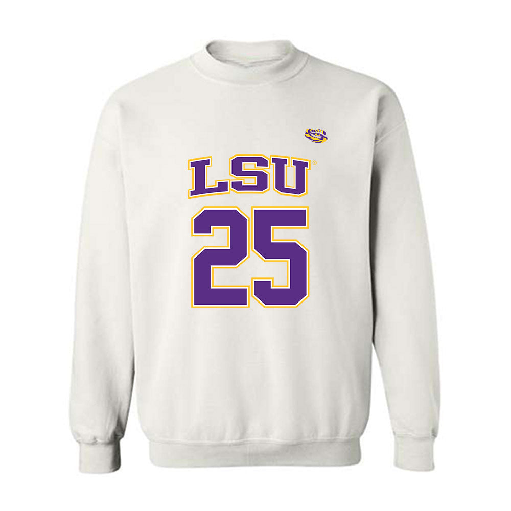 LSU - NCAA Men's Basketball : Adam Benhayoune - Crewneck Sweatshirt Replica Shersey