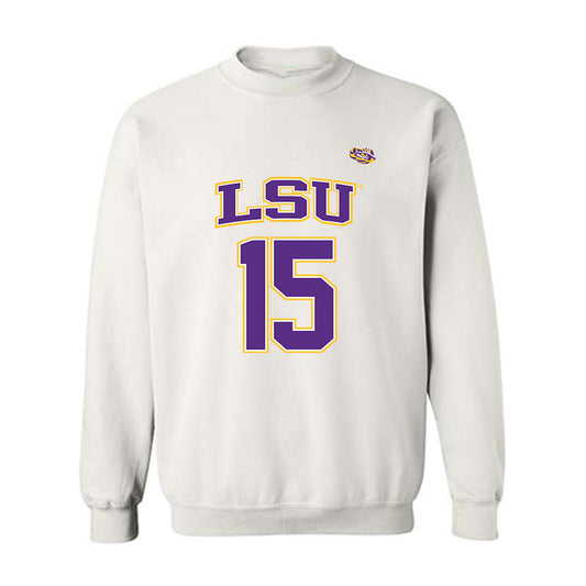 LSU - NCAA Men's Basketball : Tyrell Ward - Crewneck Sweatshirt Replica Shersey