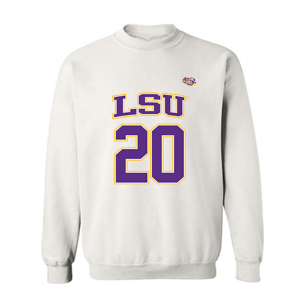 LSU - NCAA Men's Basketball : Derek Fountain - Crewneck Sweatshirt Replica Shersey