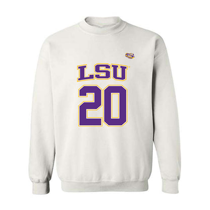 LSU - NCAA Men's Basketball : Derek Fountain - Crewneck Sweatshirt Replica Shersey