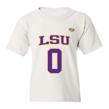 LSU - NCAA Men's Basketball : Trae Hannibal - Youth T-Shirt Replica Shersey