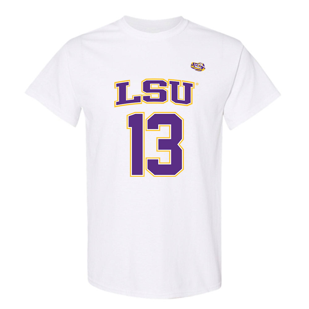 LSU - NCAA Men's Basketball : Jalen Reed - T-Shirt Replica Shersey