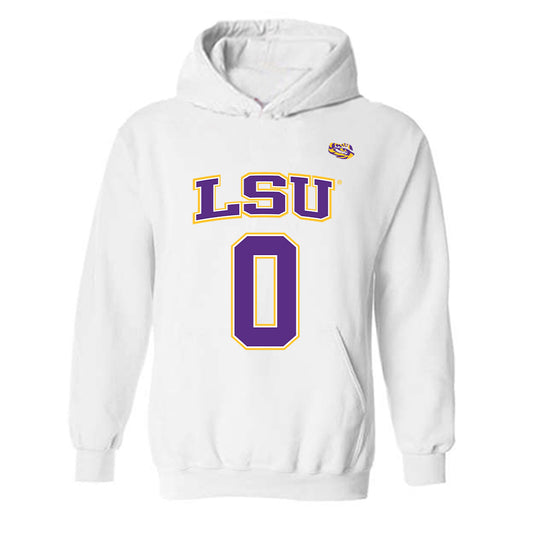 LSU - NCAA Men's Basketball : Trae Hannibal - Hooded Sweatshirt Replica Shersey