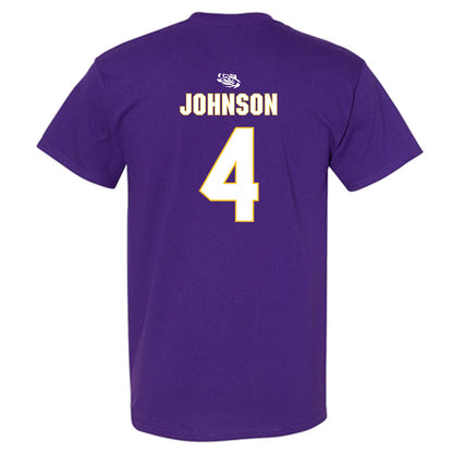 LSU - NCAA Women's Basketball : Flaujae Johnson - T-Shirt Replica Shersey