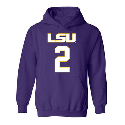 LSU - NCAA Women's Basketball : Amani Bartlett - Hooded Sweatshirt Replica Shersey