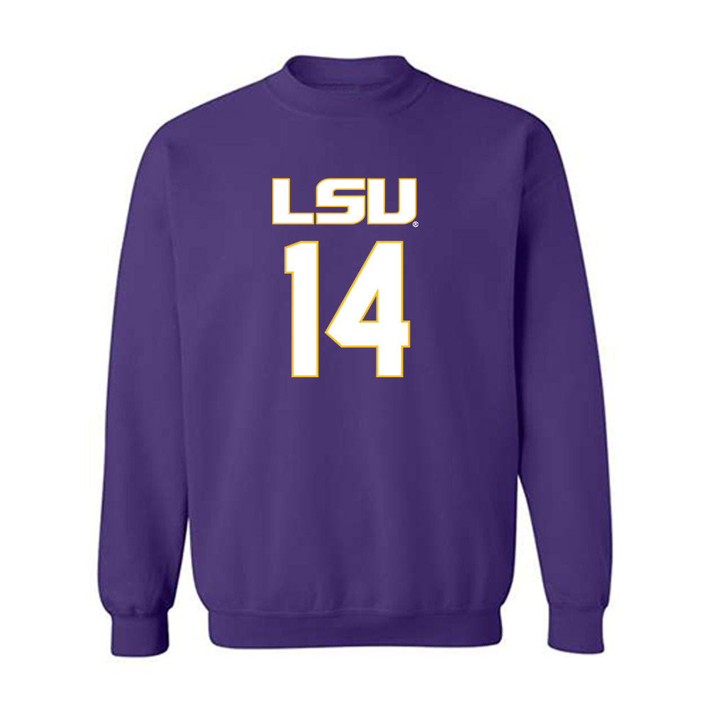 LSU - NCAA Women's Basketball : Izzy Besselman - Crewneck Sweatshirt Replica Shersey