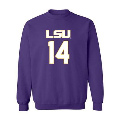LSU - NCAA Women's Basketball : Izzy Besselman - Crewneck Sweatshirt Replica Shersey