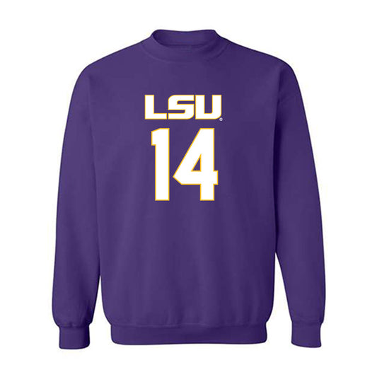LSU - NCAA Women's Basketball : Izzy Besselman - Crewneck Sweatshirt Replica Shersey