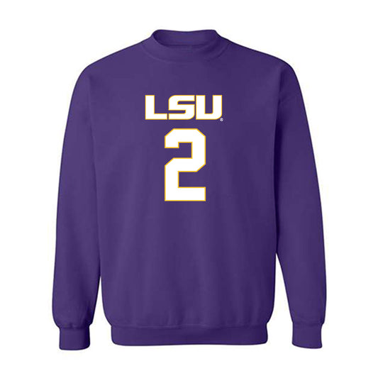 LSU - NCAA Women's Basketball : Amani Bartlett - Crewneck Sweatshirt Replica Shersey