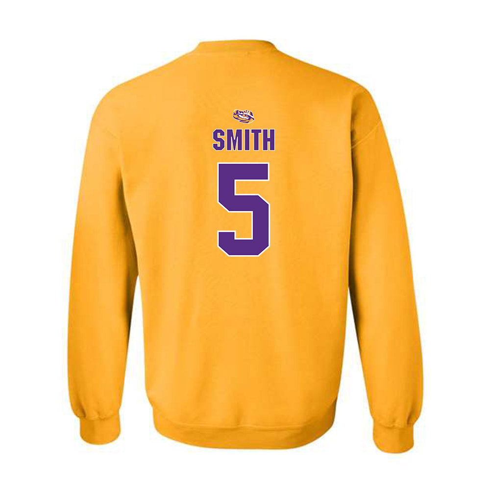 LSU - NCAA Women's Basketball : Sa'Myah Smith - Crewneck Sweatshirt Replica Shersey