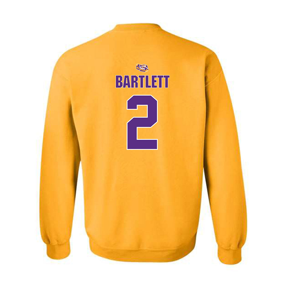 LSU - NCAA Women's Basketball : Amani Bartlett - Crewneck Sweatshirt Replica Shersey