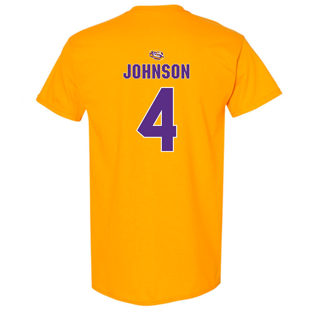 LSU - NCAA Women's Basketball : Flaujae Johnson - T-Shirt Replica Shersey