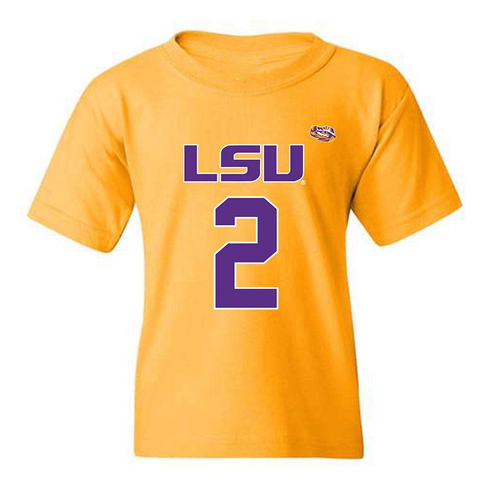 LSU - NCAA Women's Basketball : Amani Bartlett - Youth T-Shirt Replica Shersey