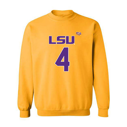 LSU - NCAA Women's Basketball : Flaujae Johnson - Crewneck Sweatshirt Replica Shersey