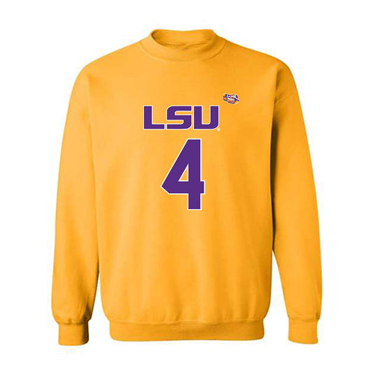 LSU - NCAA Women's Basketball : Flaujae Johnson - Crewneck Sweatshirt Replica Shersey