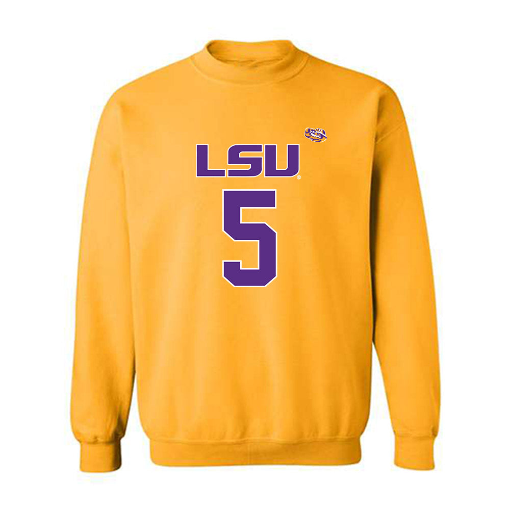 LSU - NCAA Women's Basketball : Sa'Myah Smith - Crewneck Sweatshirt Replica Shersey