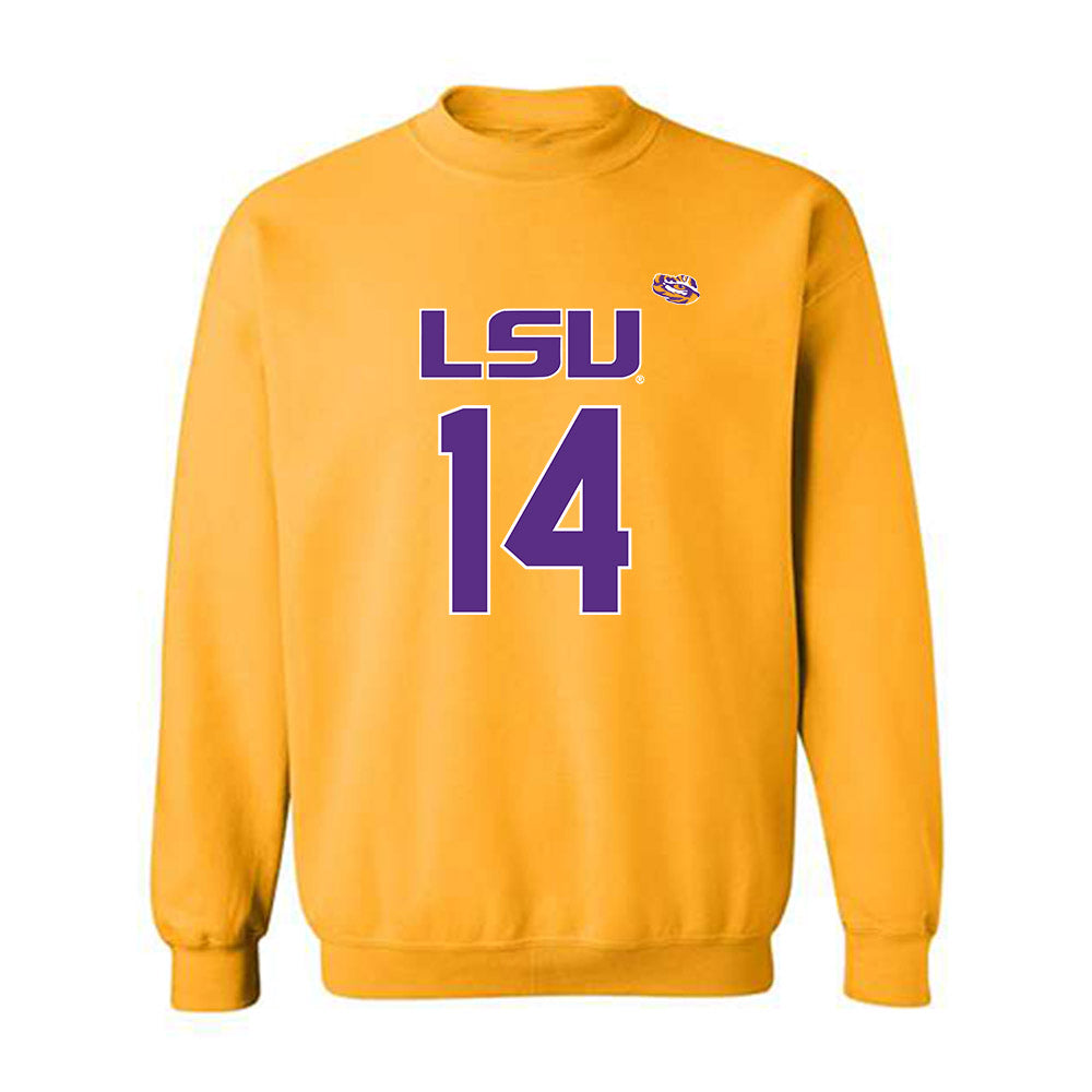 LSU - NCAA Women's Basketball : Izzy Besselman - Crewneck Sweatshirt Replica Shersey