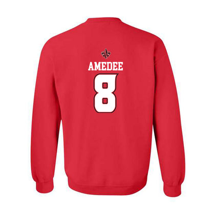 Louisiana - NCAA Baseball : Lee Amedee - Crewneck Sweatshirt Replica Shersey