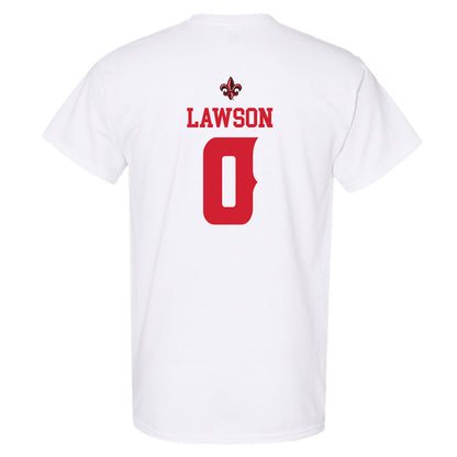 Louisiana - NCAA Football : Jordan Lawson - White Replica Shersey Short Sleeve T-Shirt