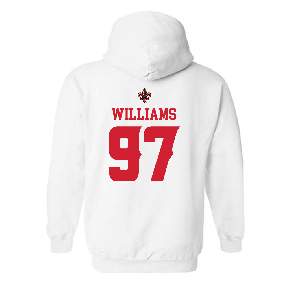 Louisiana - NCAA Football : Lance Williams - Hooded Sweatshirt Replica Shersey