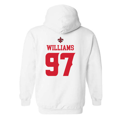 Louisiana - NCAA Football : Lance Williams - Hooded Sweatshirt Replica Shersey
