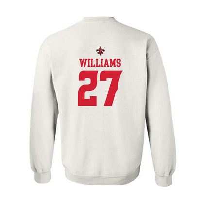 Louisiana - NCAA Football : Kendrell Williams - White Replica Shersey Sweatshirt