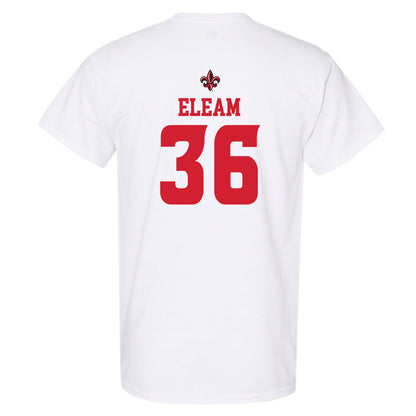 Louisiana - NCAA Football : Maurion Eleam - White Replica Shersey Short Sleeve T-Shirt