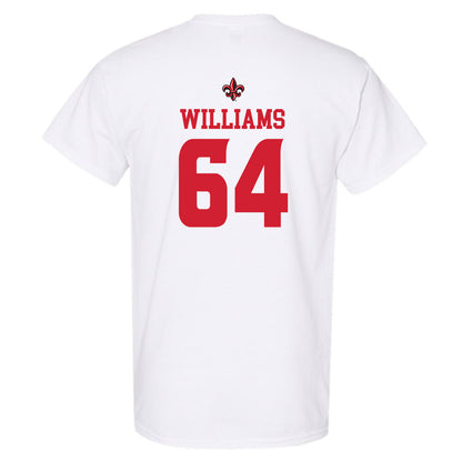 Louisiana - NCAA Football : Bryant Williams - White Replica Shersey Short Sleeve T-Shirt