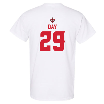 Louisiana - NCAA Football : Denim Day - White Replica Shersey Short Sleeve T-Shirt