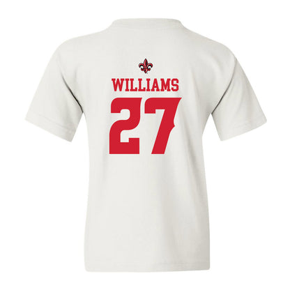 Louisiana - NCAA Football : Kendrell Williams - White Replica Shersey Youth T-Shirt