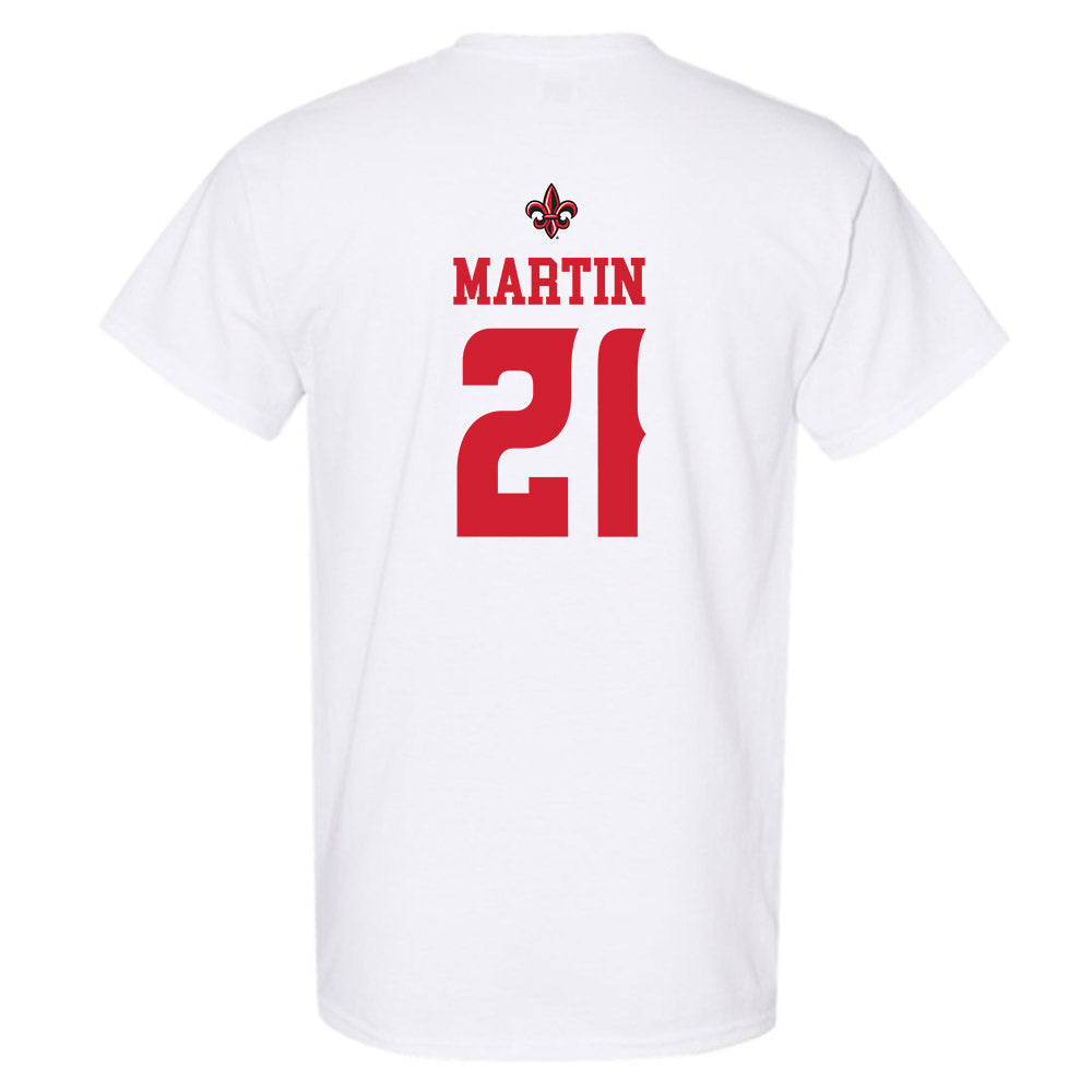 Louisiana - NCAA Football : Keyon Martin - White Replica Shersey Short Sleeve T-Shirt