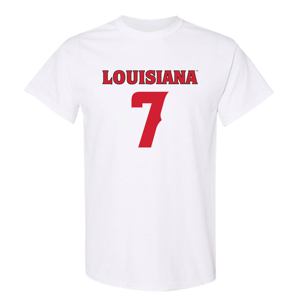 Louisiana - NCAA Football : Elijah Davis - Short Sleeve T-Shirt