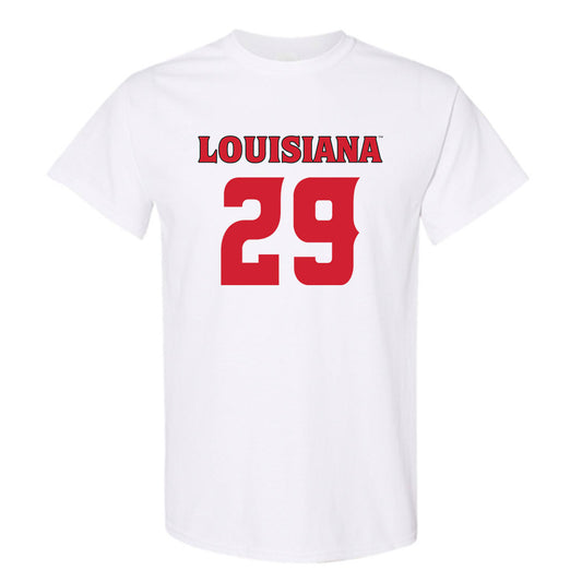 Louisiana - NCAA Football : Denim Day - White Replica Shersey Short Sleeve T-Shirt