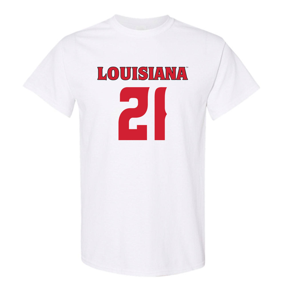 Louisiana - NCAA Football : Keyon Martin - White Replica Shersey Short Sleeve T-Shirt