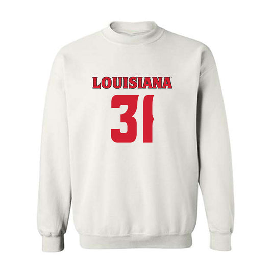 Louisiana - NCAA Football : Trey Fite - Crewneck Sweatshirt Replica Shersey