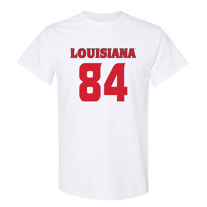 Louisiana - NCAA Football : Thomas Leo - White Replica Shersey Short Sleeve T-Shirt