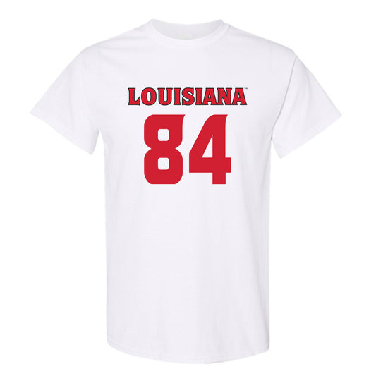 Louisiana - NCAA Football : Thomas Leo - White Replica Shersey Short Sleeve T-Shirt