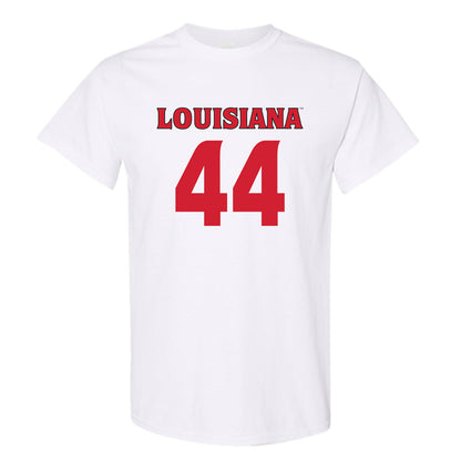 Louisiana - NCAA Football : Jake St Andre - White Replica Shersey Short Sleeve T-Shirt