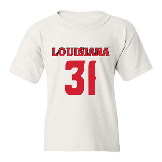 Louisiana - NCAA Football : Trey Fite - Youth T-Shirt Replica Shersey