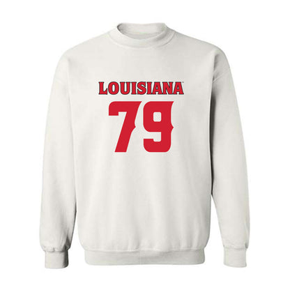 Louisiana - NCAA Football : Mackey Maillho - White Replica Shersey Sweatshirt