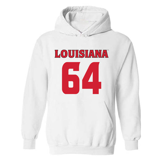 Louisiana - NCAA Football : Bryant Williams - White Replica Shersey Hooded Sweatshirt