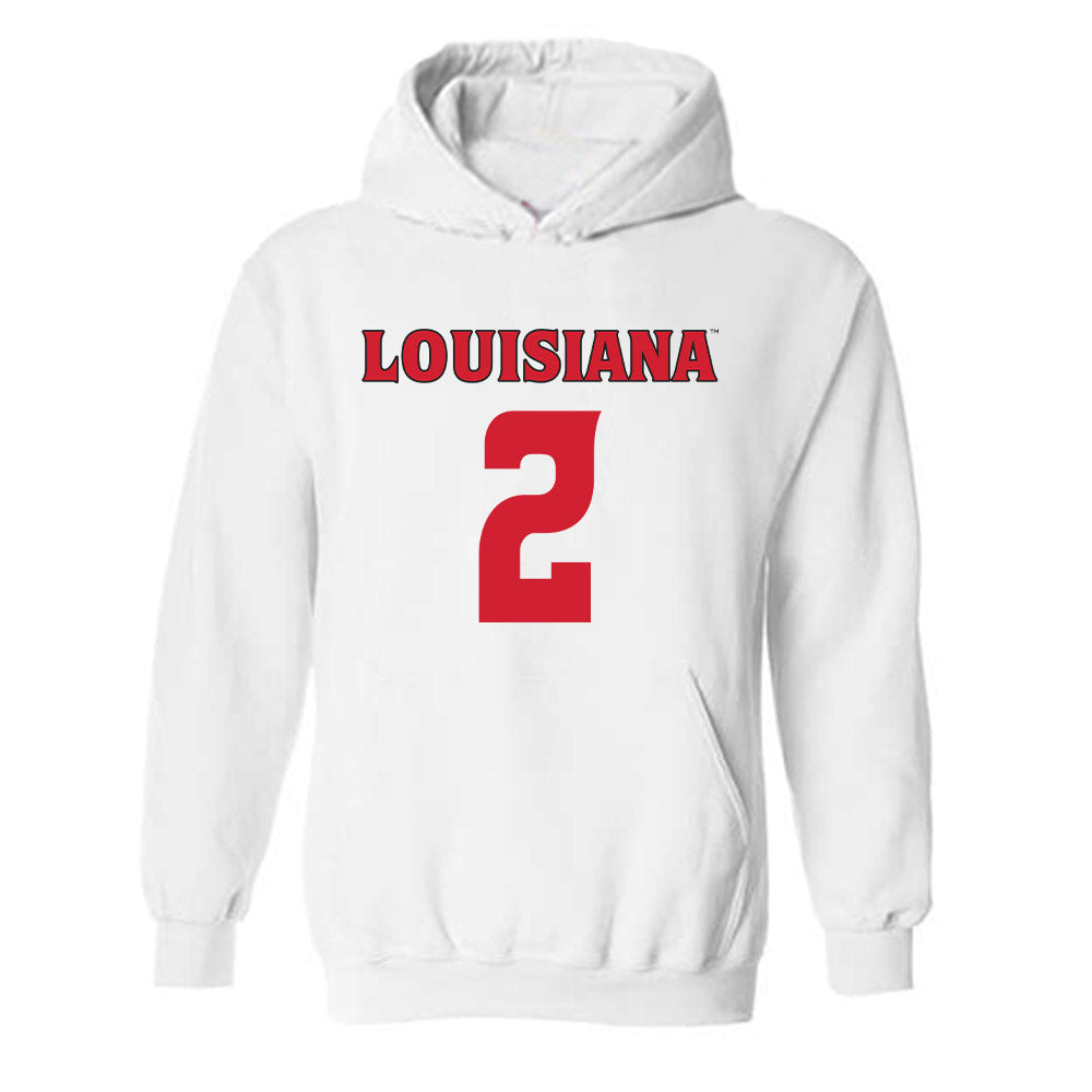 Louisiana - NCAA Football : Jasper Williams - Hooded Sweatshirt Replica Shersey