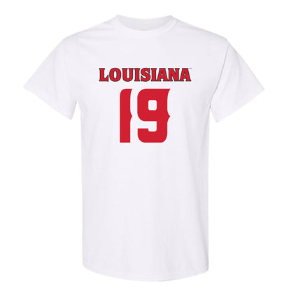 Louisiana - NCAA Football : Dale Martin III - White Replica Shersey Short Sleeve T-Shirt