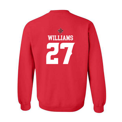 Louisiana - NCAA Football : Kendrell Williams - Red Replica Shersey Sweatshirt