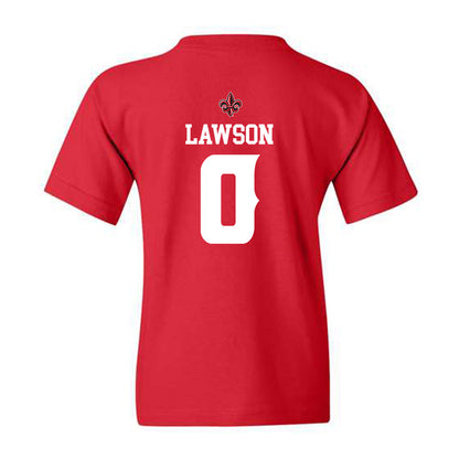 Louisiana - NCAA Football : Jordan Lawson - Red Replica Shersey Youth T-Shirt