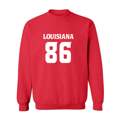 Louisiana - NCAA Football : Terrance Carter - Red Replica Shersey Sweatshirt