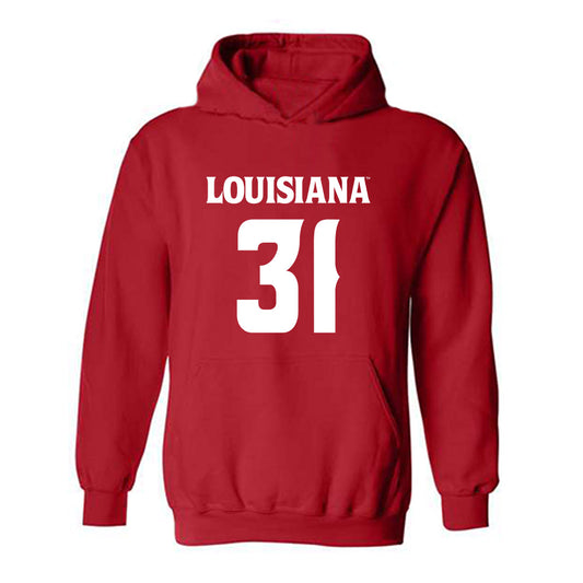 Louisiana - NCAA Football : Trey Fite - Hooded Sweatshirt Replica Shersey
