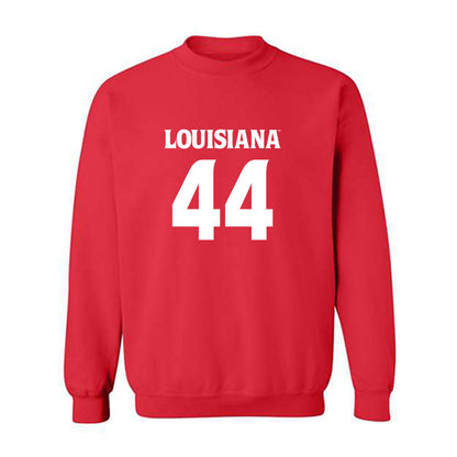 Louisiana - NCAA Football : Jake St Andre - Red Replica Shersey Sweatshirt