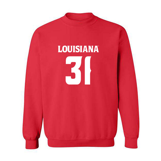 Louisiana - NCAA Football : Trey Fite - Crewneck Sweatshirt Replica Shersey